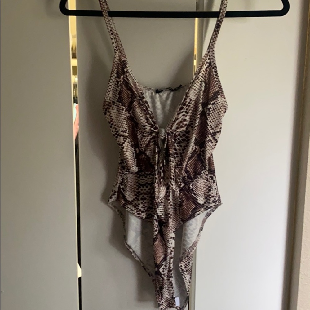 snake skin bodysuit!! NEVER BEEN WORN